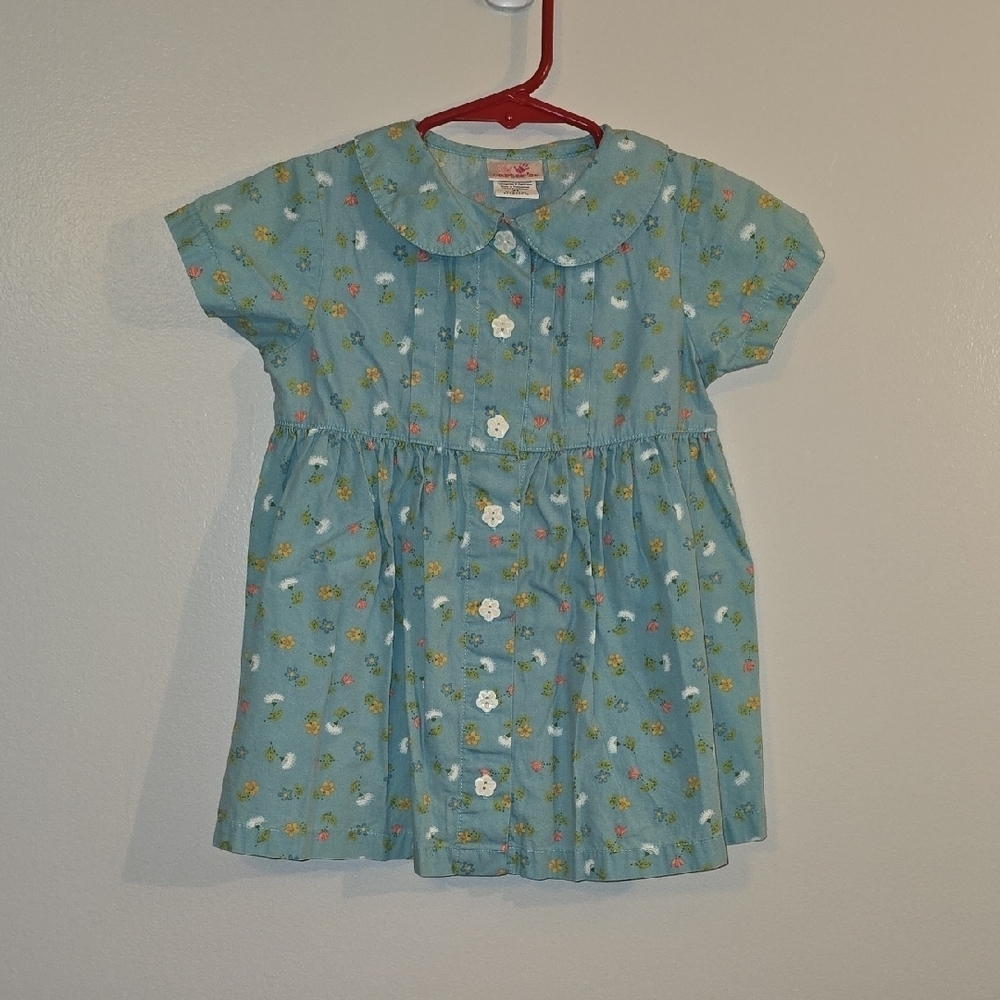 Carter's Blue Floral Kids Dress LOT-R1